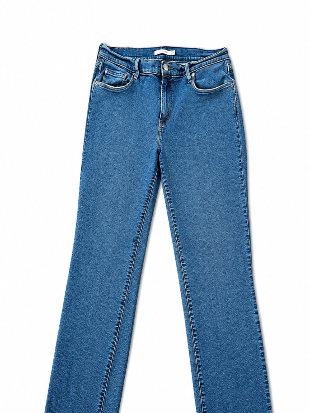 Levi's 505 Straight Leg Jeans Women's Size 10 Medium Wash Classic Denim Zip Fly